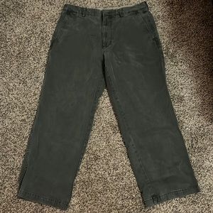 VINTAGE Mens 34x29 Dockers Army Green Pants